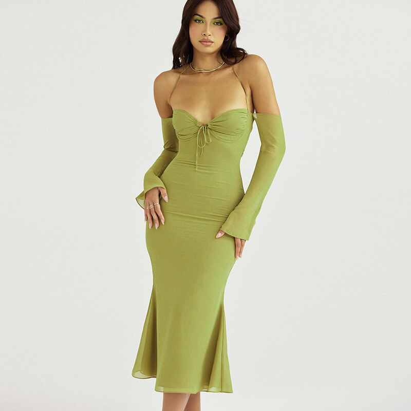 Dresses Color: Green