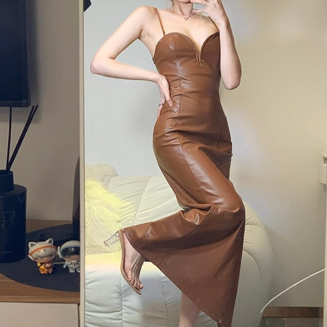 Dresses Color: Brown