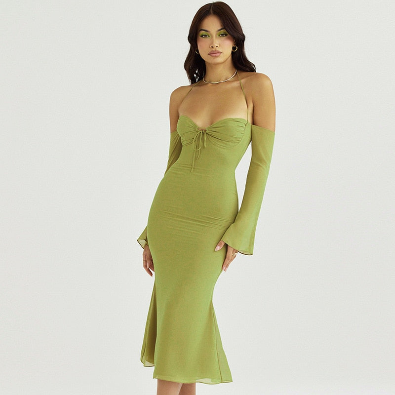 Dresses Color: Green